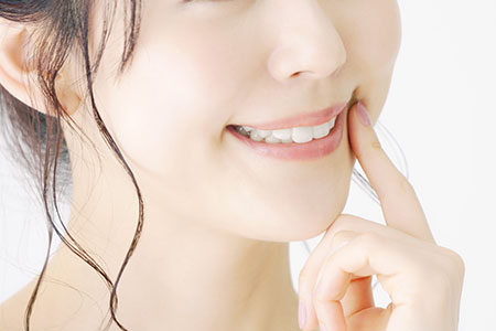 綺麗な歯の女性